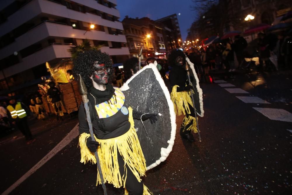 Desfile del martes de Carnaval en el Antroxu de Avilés