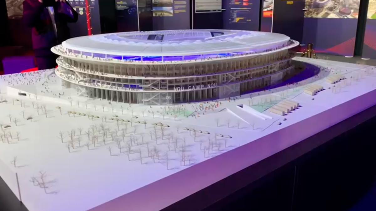 El Barça muestra cómo es el Espai Barça con una exposición en el Camp Nou