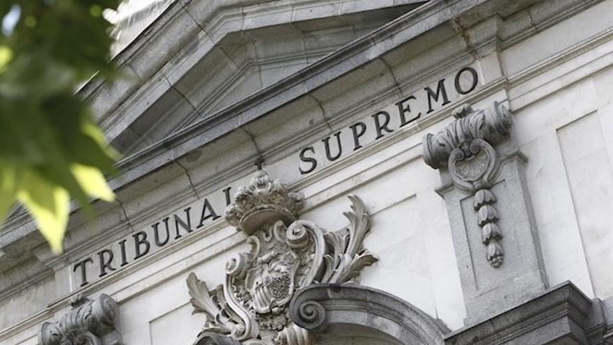 Una imagen de la fachada del Tribunal Supremo.