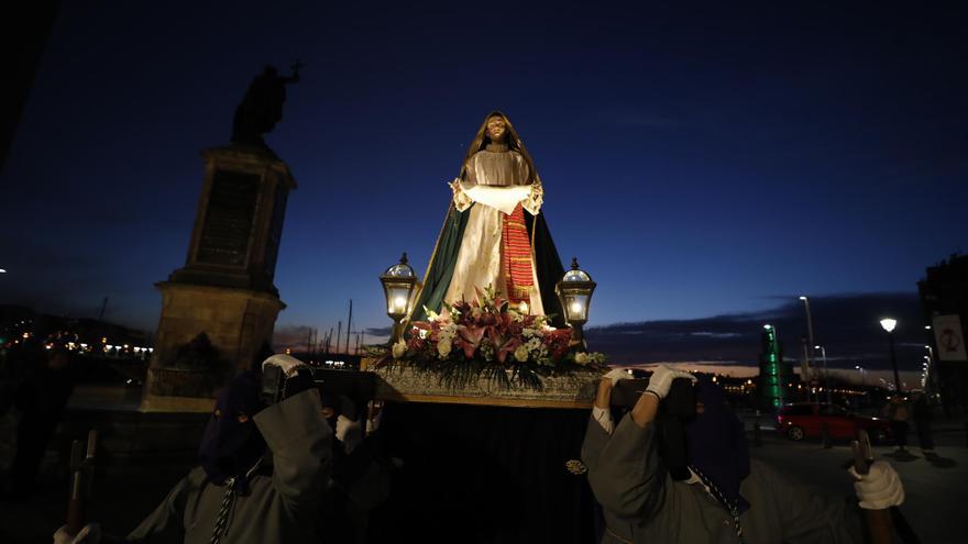 Este es el horario y recorrido de la procesión del Miércoles Santo en Gijón