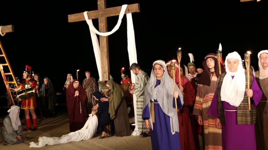 Un Via Crucis Vivent amb molt seguiment, a l&#039;Escala