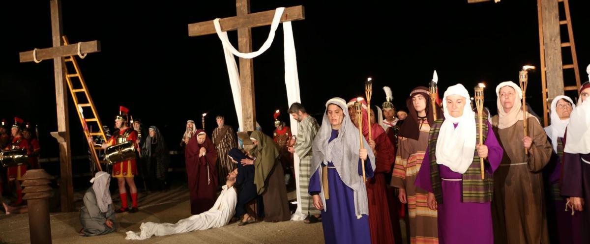 Imatge d'arxiu del Via Crucis de l'Escala.