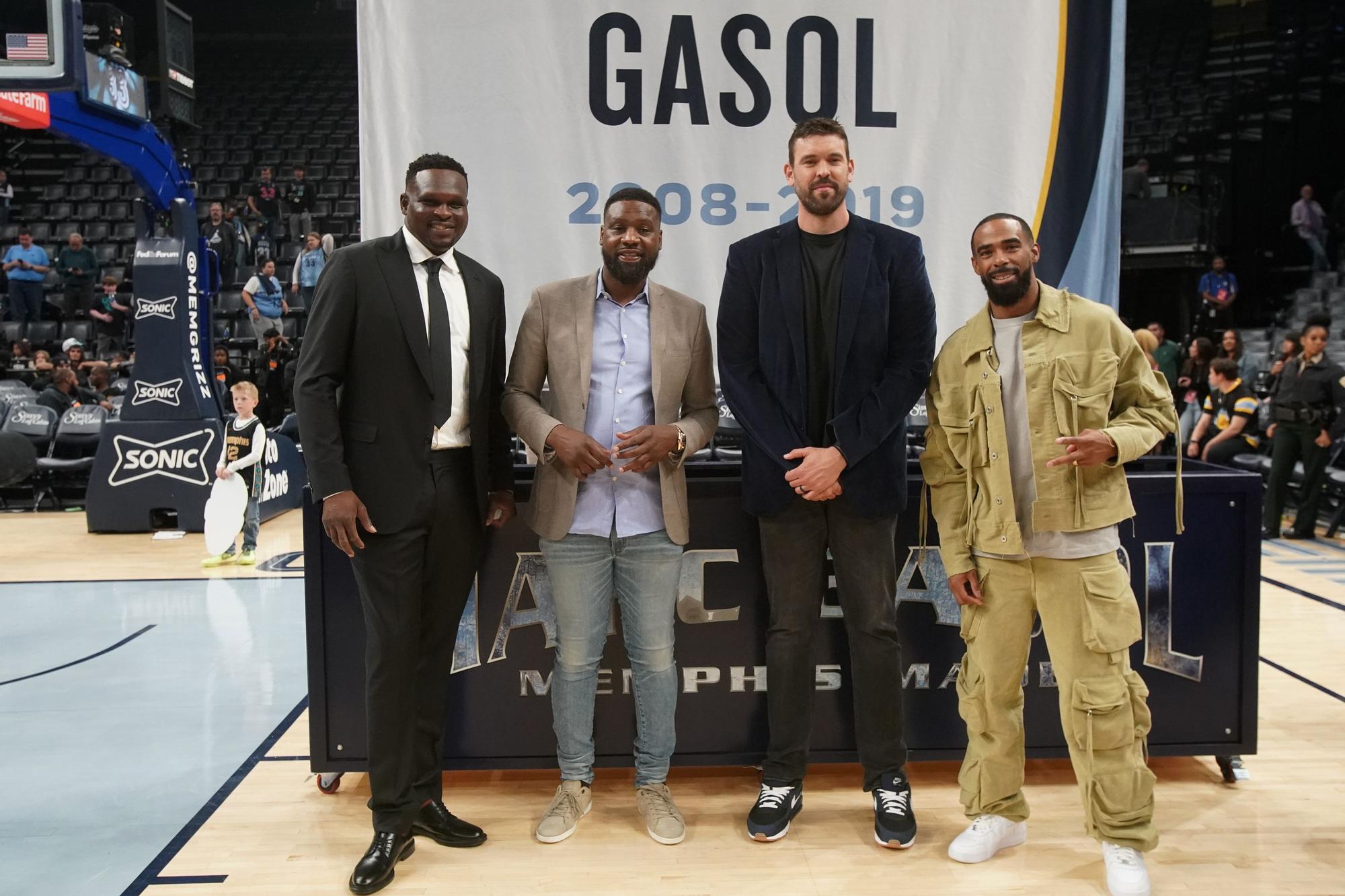 Les millors imatges de la retirada de la samarreta de Marc Gasol a Memphis