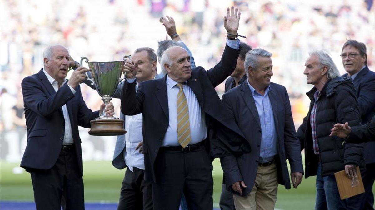 Rexach, Asensi, Papitu Ramos, Paco Martínez y Migueli no faltaron al homenaje