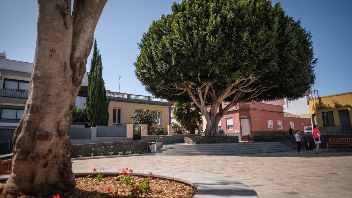 La plaza de Barrio Nuevo tras su remodelación.