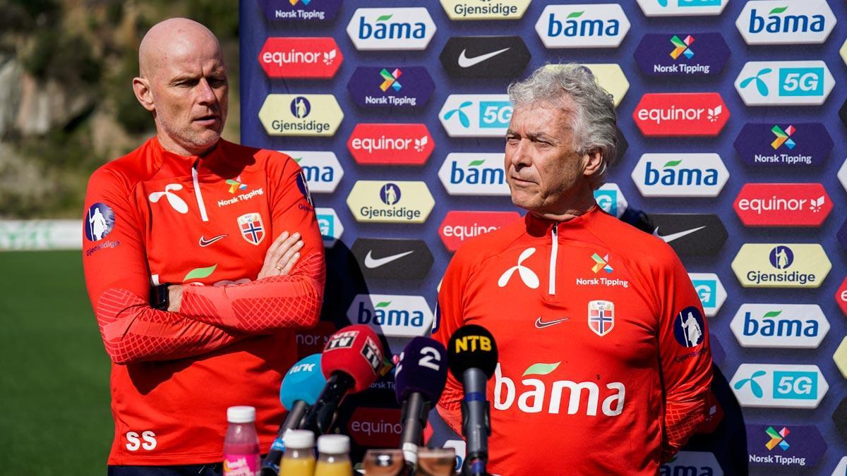 Solbakken atendió a los medios
