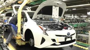 Producción del Toyota Prius en Japón.