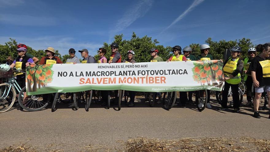 Nueva acción para salvar Montíber de las fotovoltaicas en Sagunt
