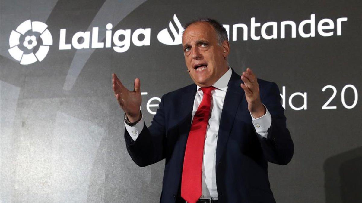 Javier Tebas, presidente de LaLiga