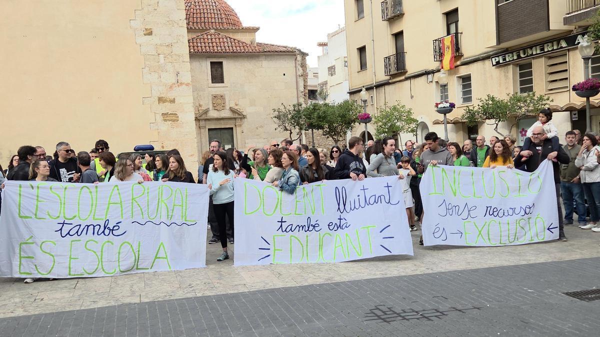 Manifestación en Vinaròs el jueves en defensa de la escuela pública.