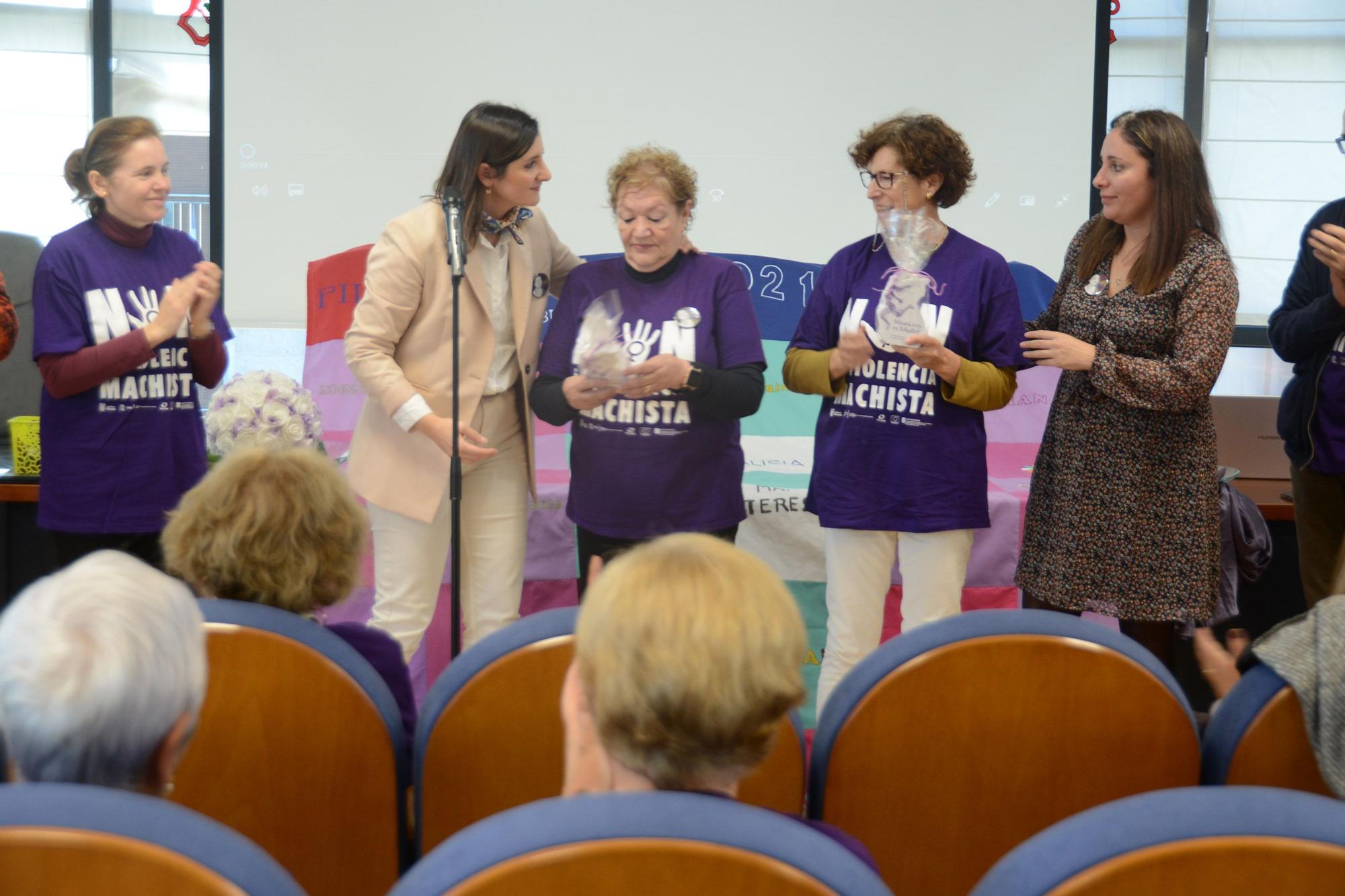 La celebración del Día Internacional contra las Violencias Machistas en Moaña