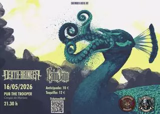 Concierto de Death Bringer y Cabodano en The Trooper, en Cangas