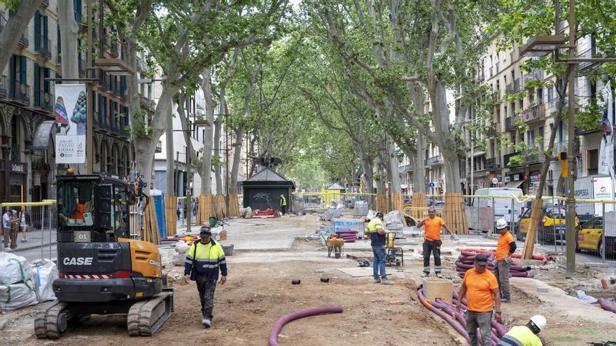 Les obres públiques fan caure les vendes al centre de BCN, segons el comerç