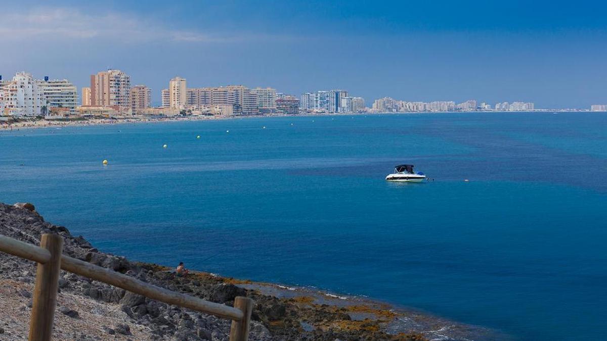 Una vista de La Manga.