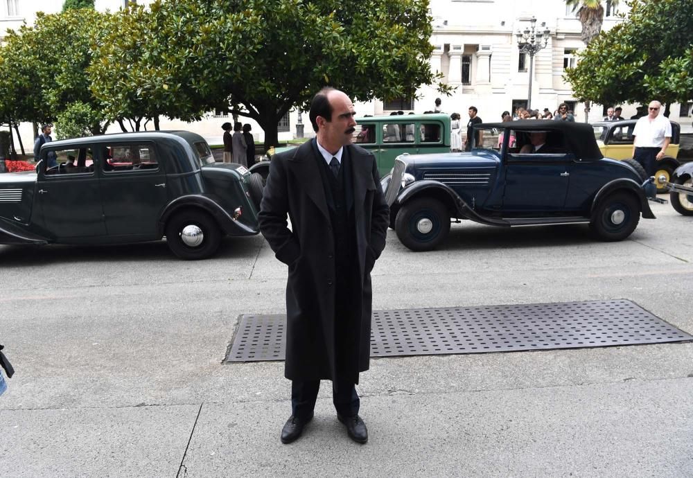 Rodaje de ''La sombra de la ley'' en A Coruña