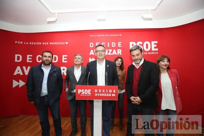 Así fue la noche electoral en la sede del PSOE en la Región de Murcia