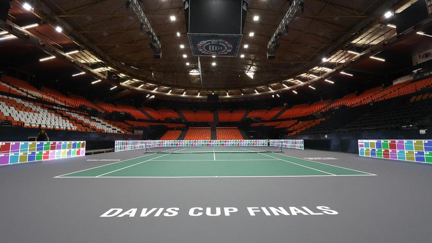 Así luce la pista de la Davis en la Fonteta