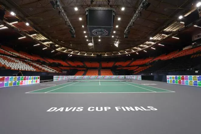 Así luce la pista de la Davis en la Fonteta