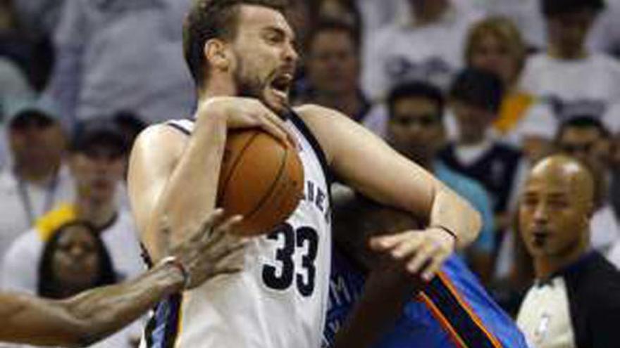 Marc Gasol, ayer.