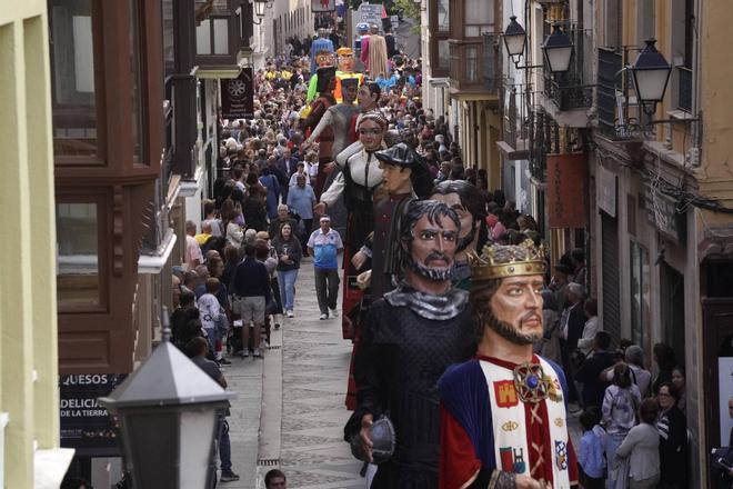 GALERÍA | Las imágenes del encuentro de gigantes y cabezudos en Zamora