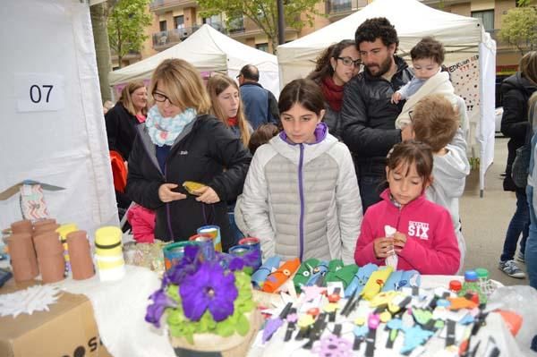 Escolars berguedans celebren el Mercat de les Cooperatives Escolars