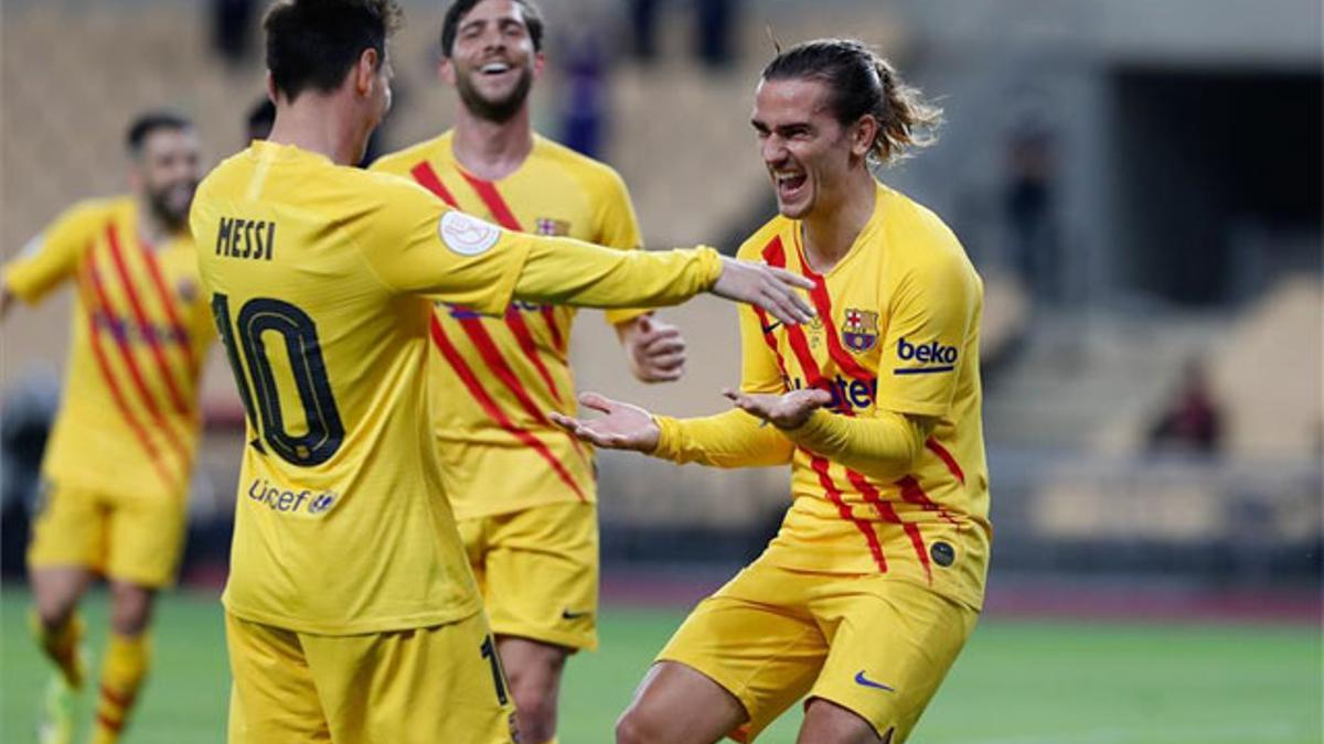 La alineación del Barça ante el Granada