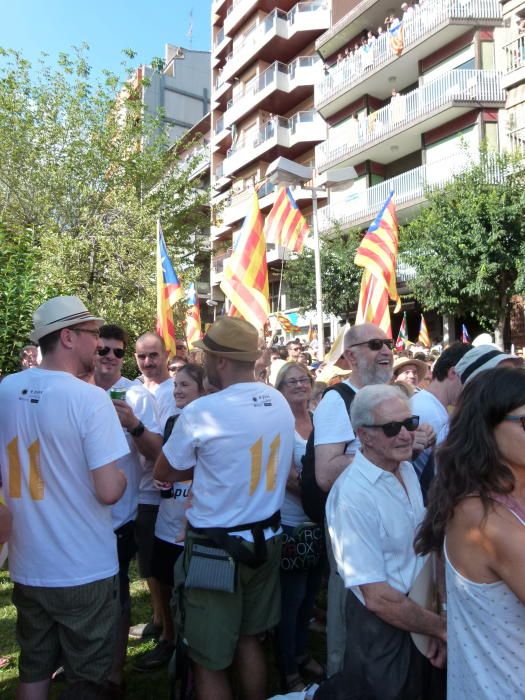 La delegació de l'Anoia a l'11-S de Berga