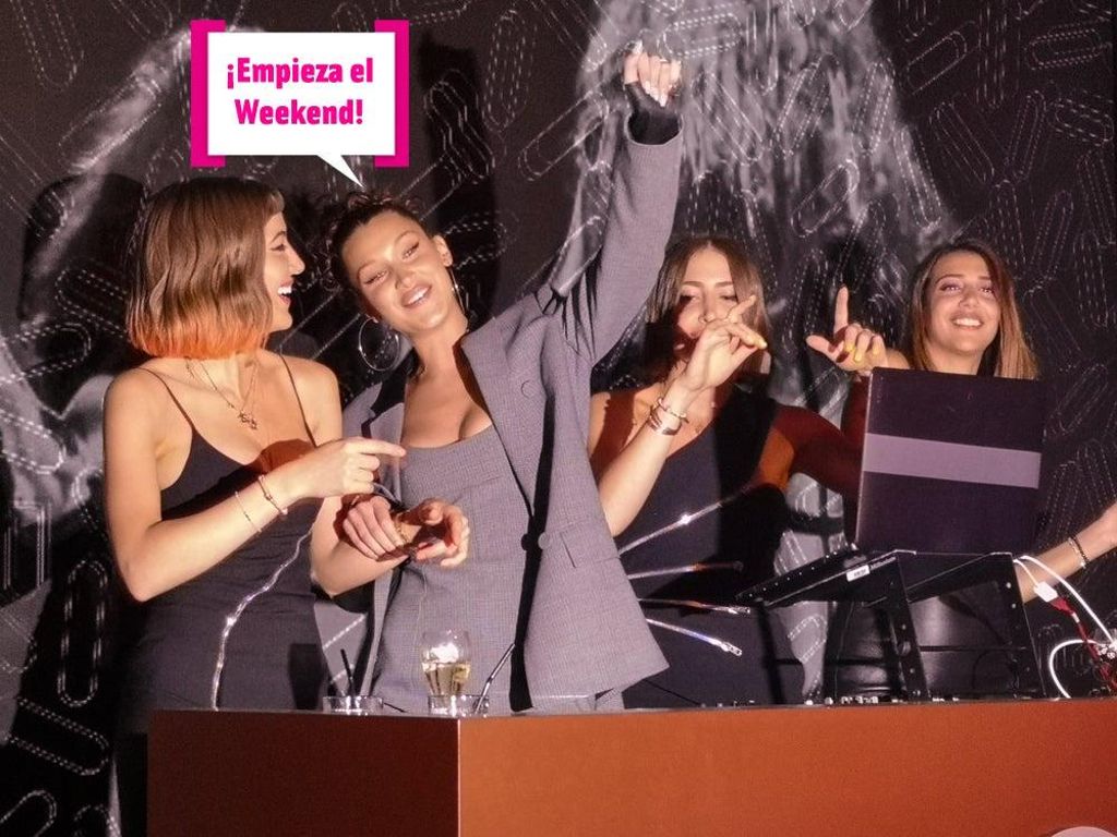 Bella hadid bailando en la fiesta vip de magnum en cannes