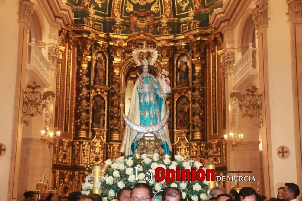 Procesión de la Virgen del Cisne en Lorca