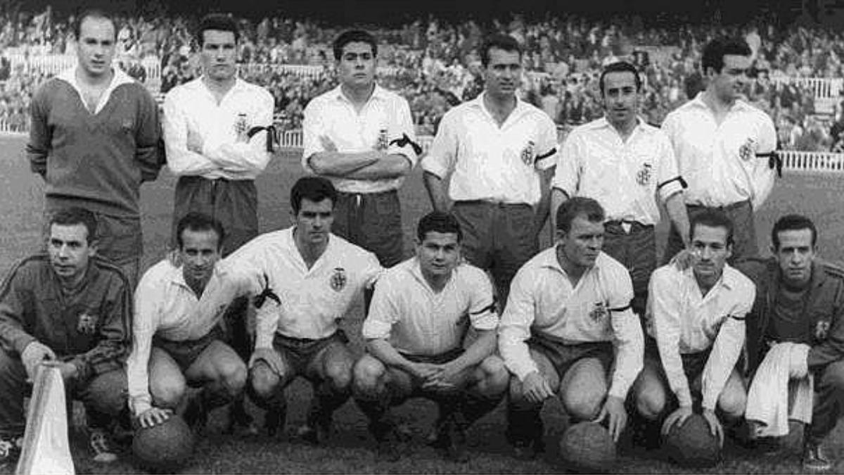 Copa de Ferias enfrente el Birmingham en el año 1958