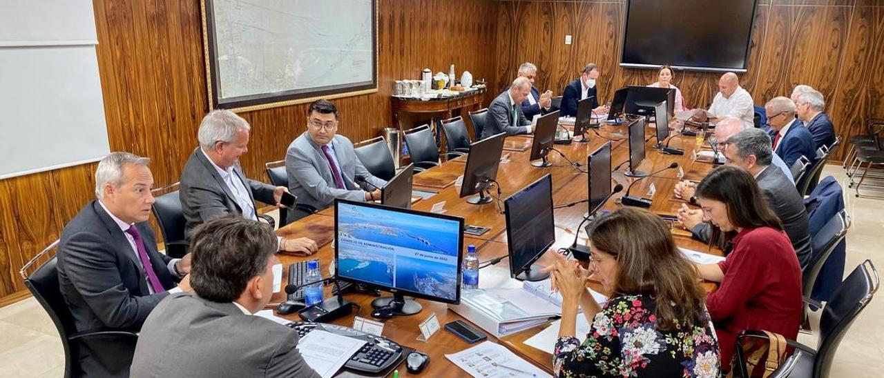 Reunión del Consejo de Administración de la Autoridad Portuaria de Las Palmas.
