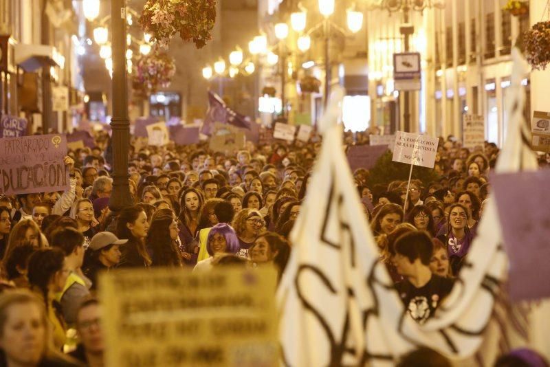 Fotogalería del 8-M en Zaragoza