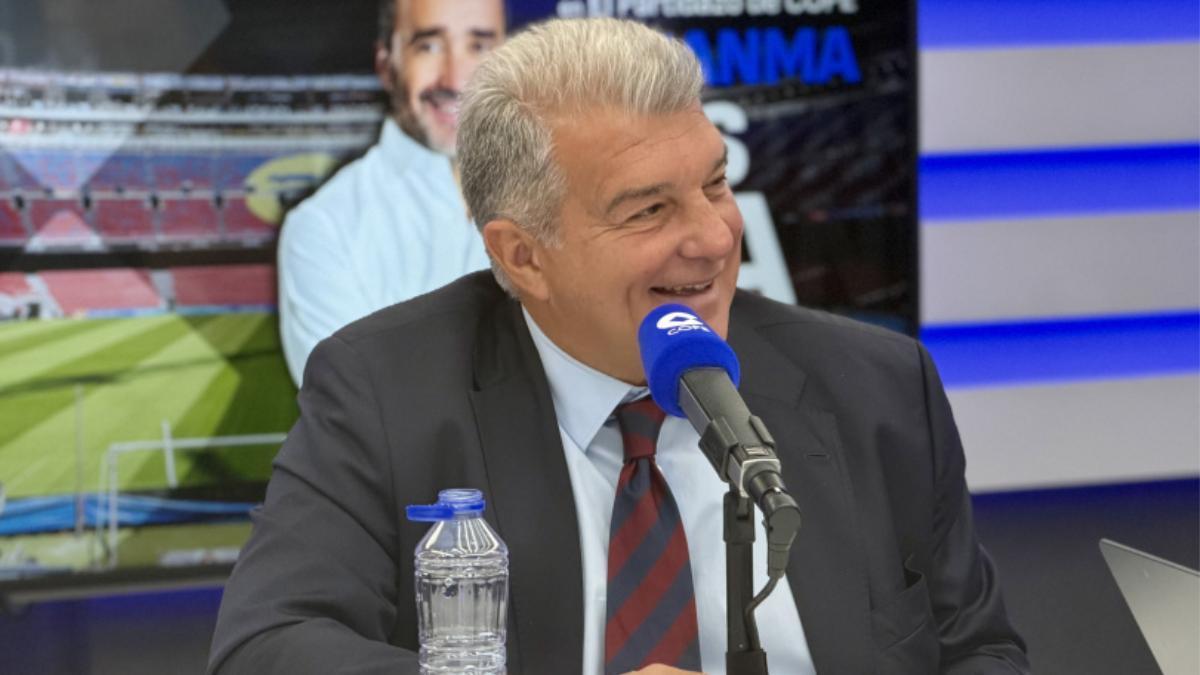 Joan Laporta, en 'El Partidazo de COPE'