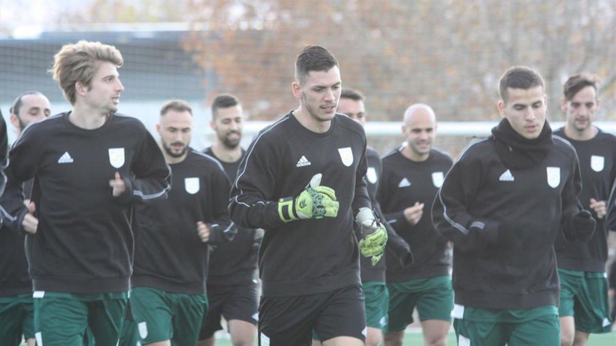 La selección catalana se ejercitó en tierras extremeñas antes del debut