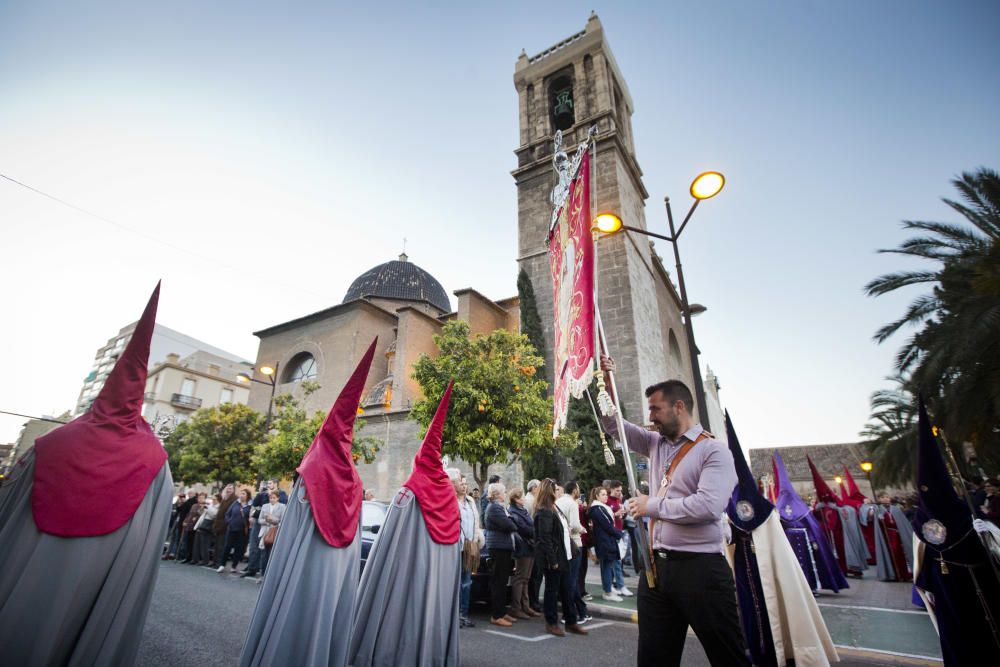 Procesión del sábado de Pasión en el Grao