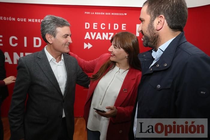 Así fue la noche electoral en la sede del PSOE en la Región de Murcia