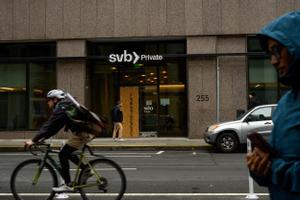 Sede de Silicon Valley Bank en San Francisco (Estados Unidos).