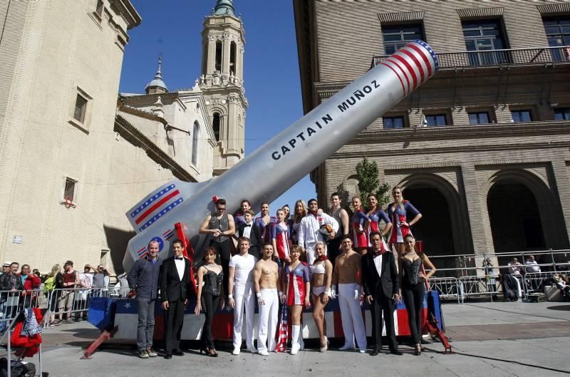 Presentación del Circo Italiano en la Plaza del PIlar