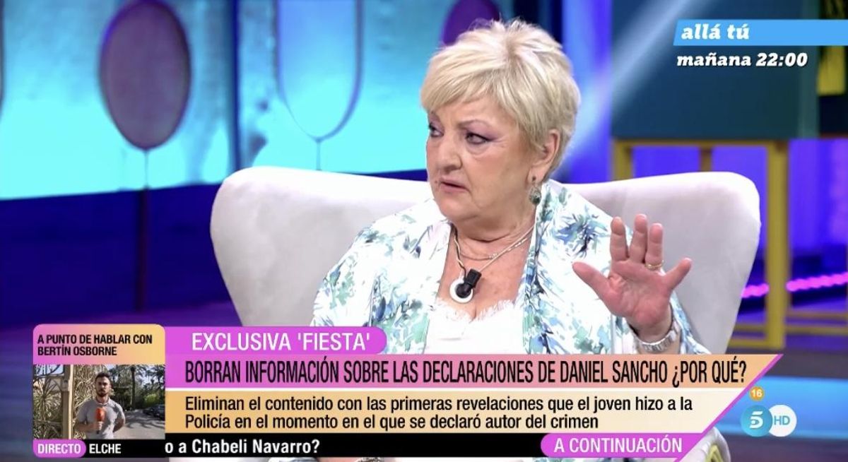 La criminòloga Carmen Balfagón, advocada de la família Sancho, indignada amb els últims rumors sobre Daniel: ¡No ho accepto! La criminòloga Carmen Balfagón, advocada de la família Sancho, indignada amb els últims rumors sobre Daniel: ¡No ho accepto!