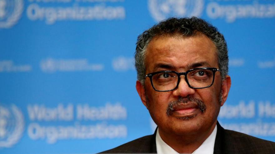 El director de la OMS, Tedros Adhanom Ghebreyesus.