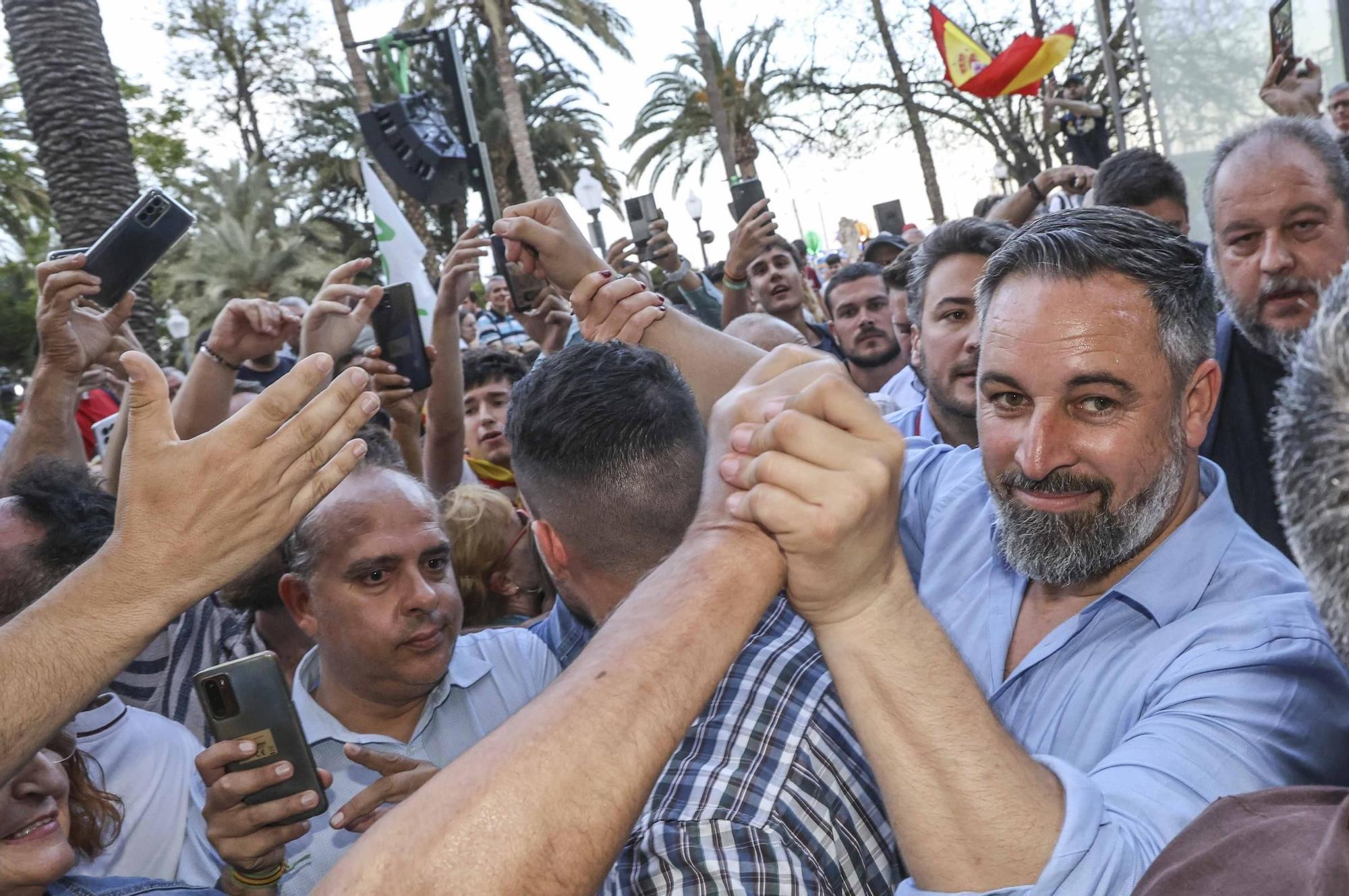 Acto central de campaña de Vox en Alicante, con la presencia de Santiago Abascal