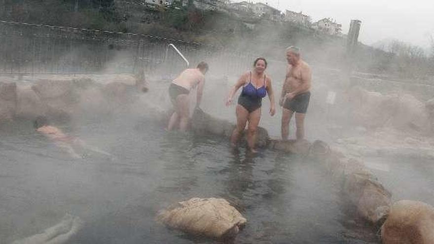 Termas de A Chavasqueira en Ourense. // Iñaki Osorio