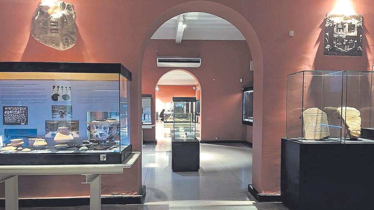 Imagen del Museo Arqueológico municipal cuya colección se trasladado hasta el almacén del Teatro Payà.
