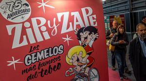 Exposición de Zipi y Zape en el Cómic Barcelona.