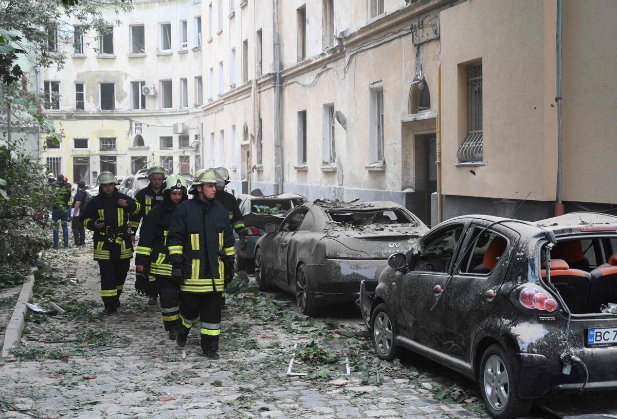 Un ataque ruso con misiles en Lviv deja cuatro muertos