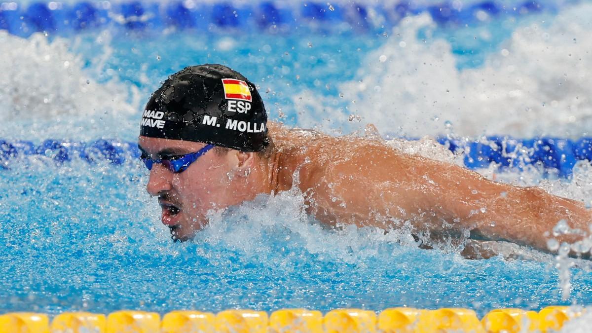 Mario Mollà, durante su prueba