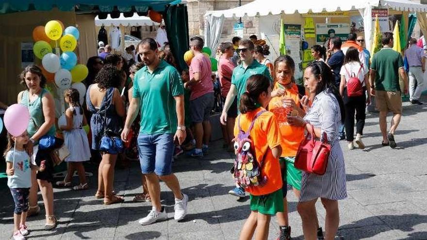 La feria tuvo gran presencia durante toda la tarde.