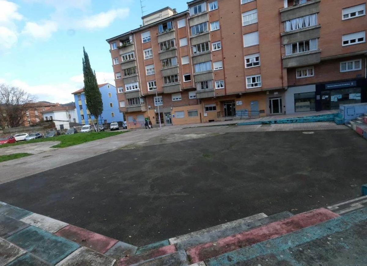 Los terrenos de La Ería donde se ubicará el nuevo centro de salud.