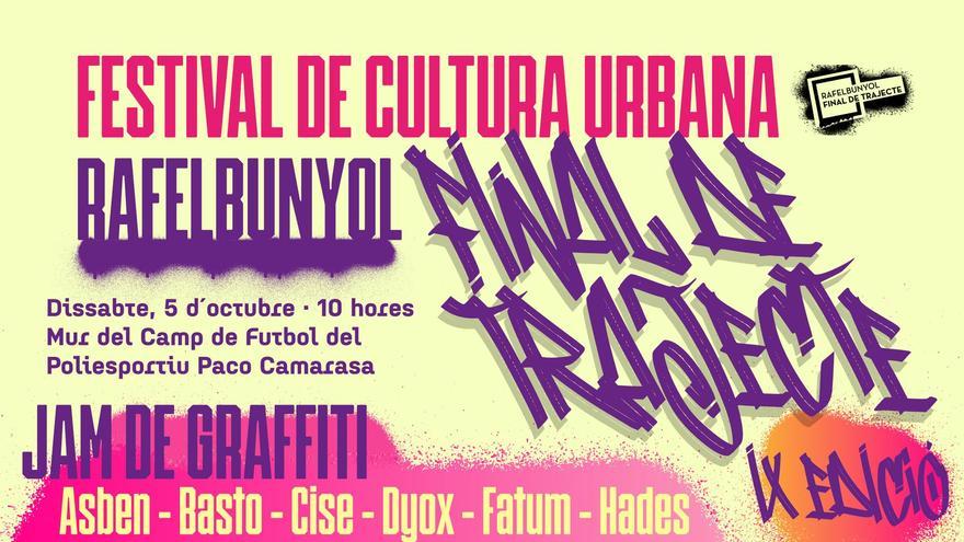 Vuelve el Festival de Cultura Urbana &#039;Final de Trayecto&#039; a Rafelbunyol