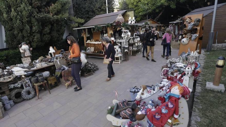 Casetas del mercadillo.